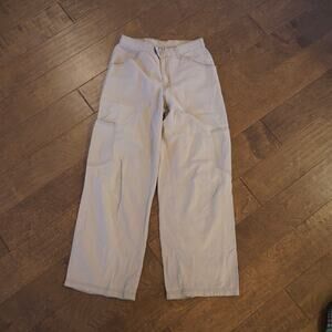 90's 579 Straight Leg Mid Rise Pants Beige Womens Size 7